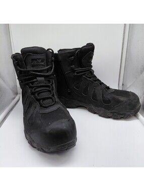 Thorogood Gen Flex 2 Work Boots Mens 9.5 Black Composite Toe Safety 6"